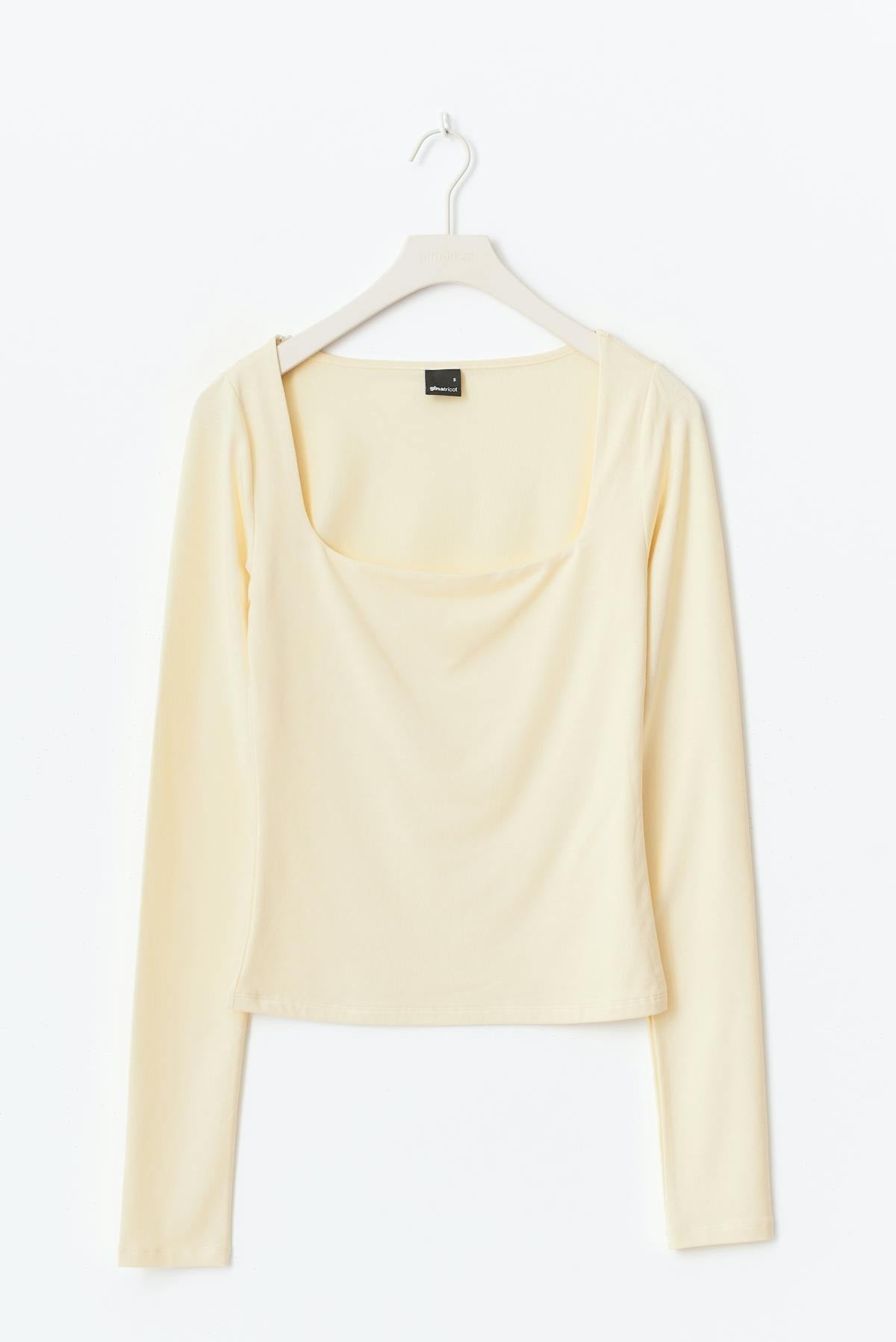 Square neck top