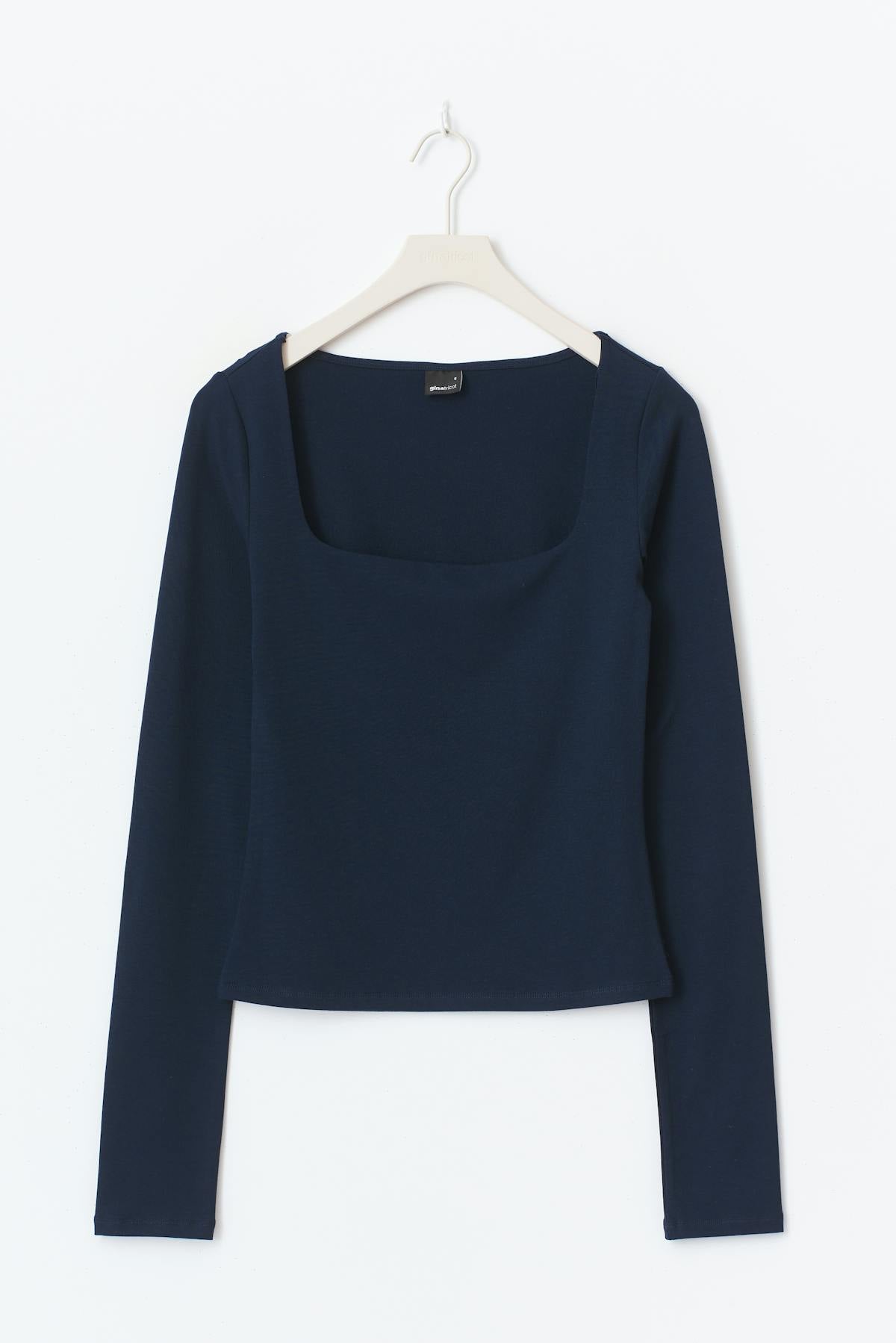 Square neck top