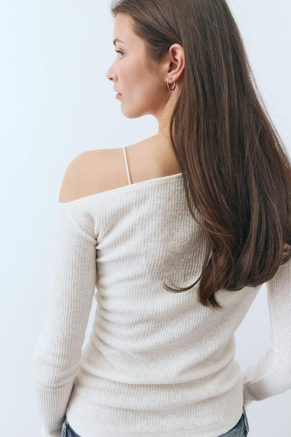 One shoulder top