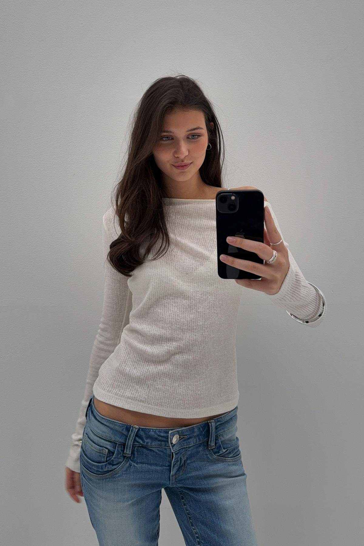 One shoulder top