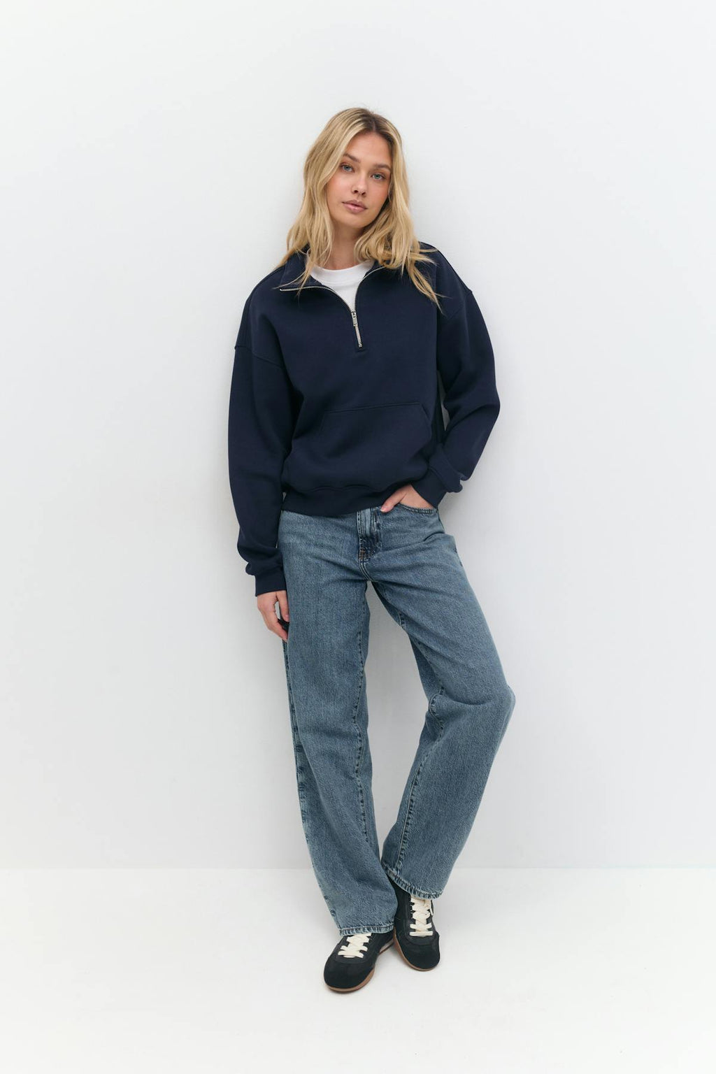 Half zip sweater