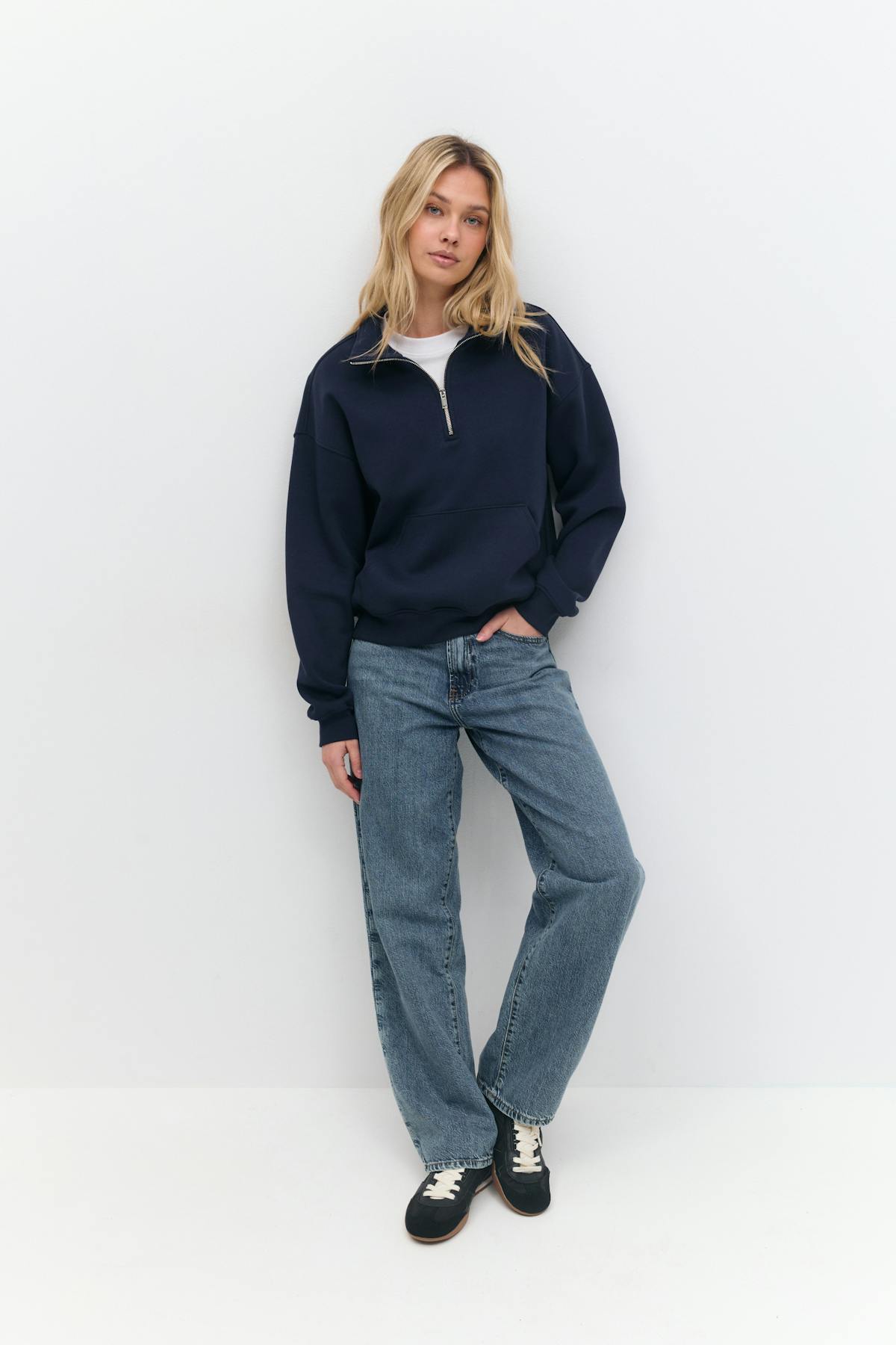 Half zip sweater