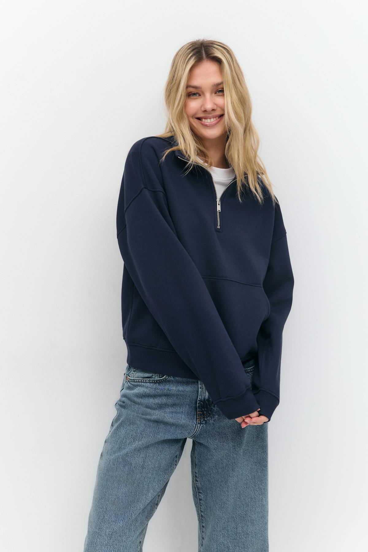 Half zip sweater
