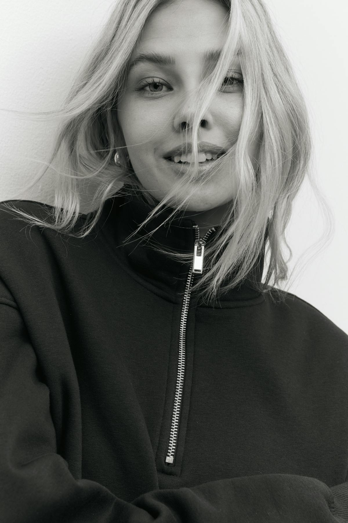 Half zip sweater