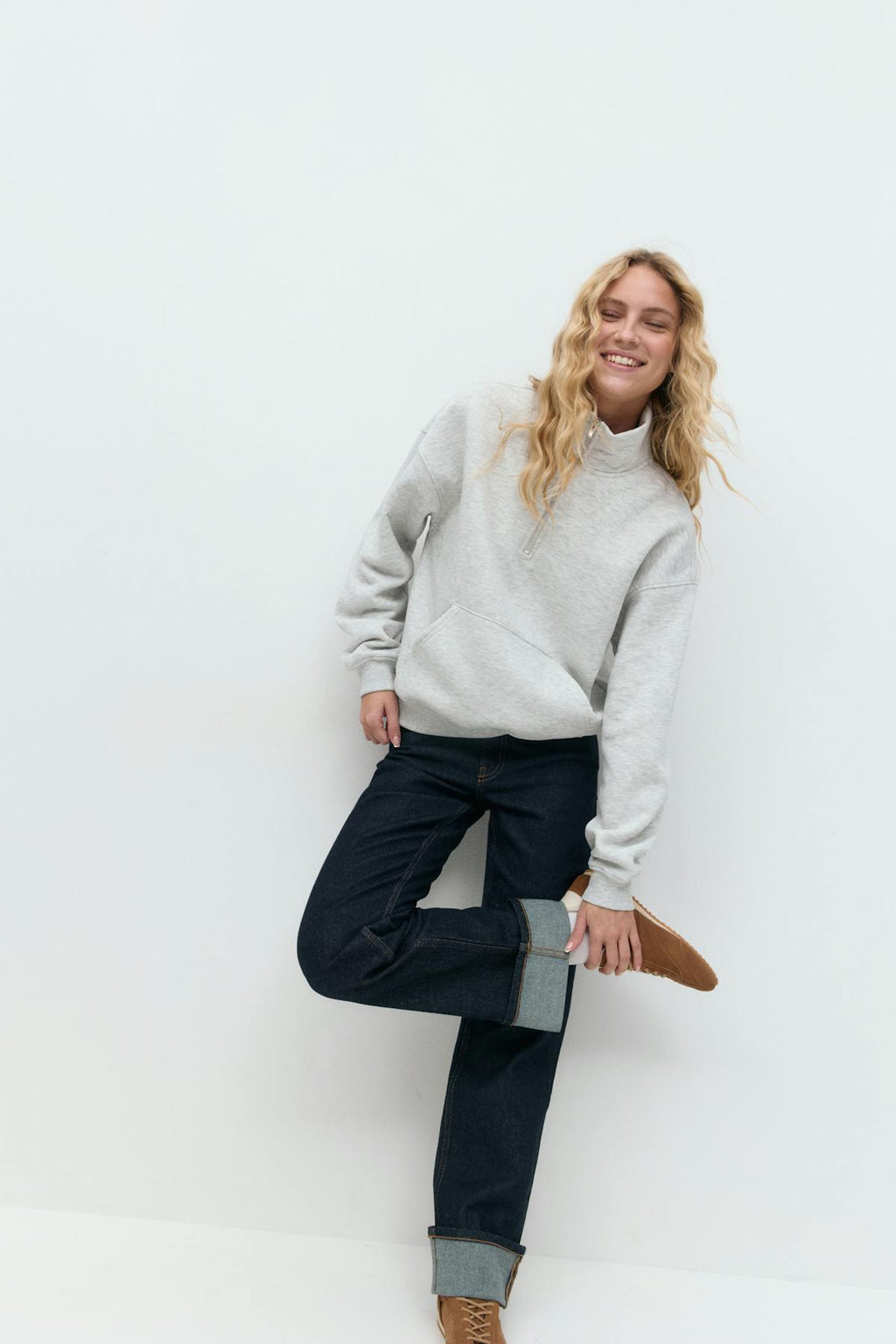 Half zip sweater