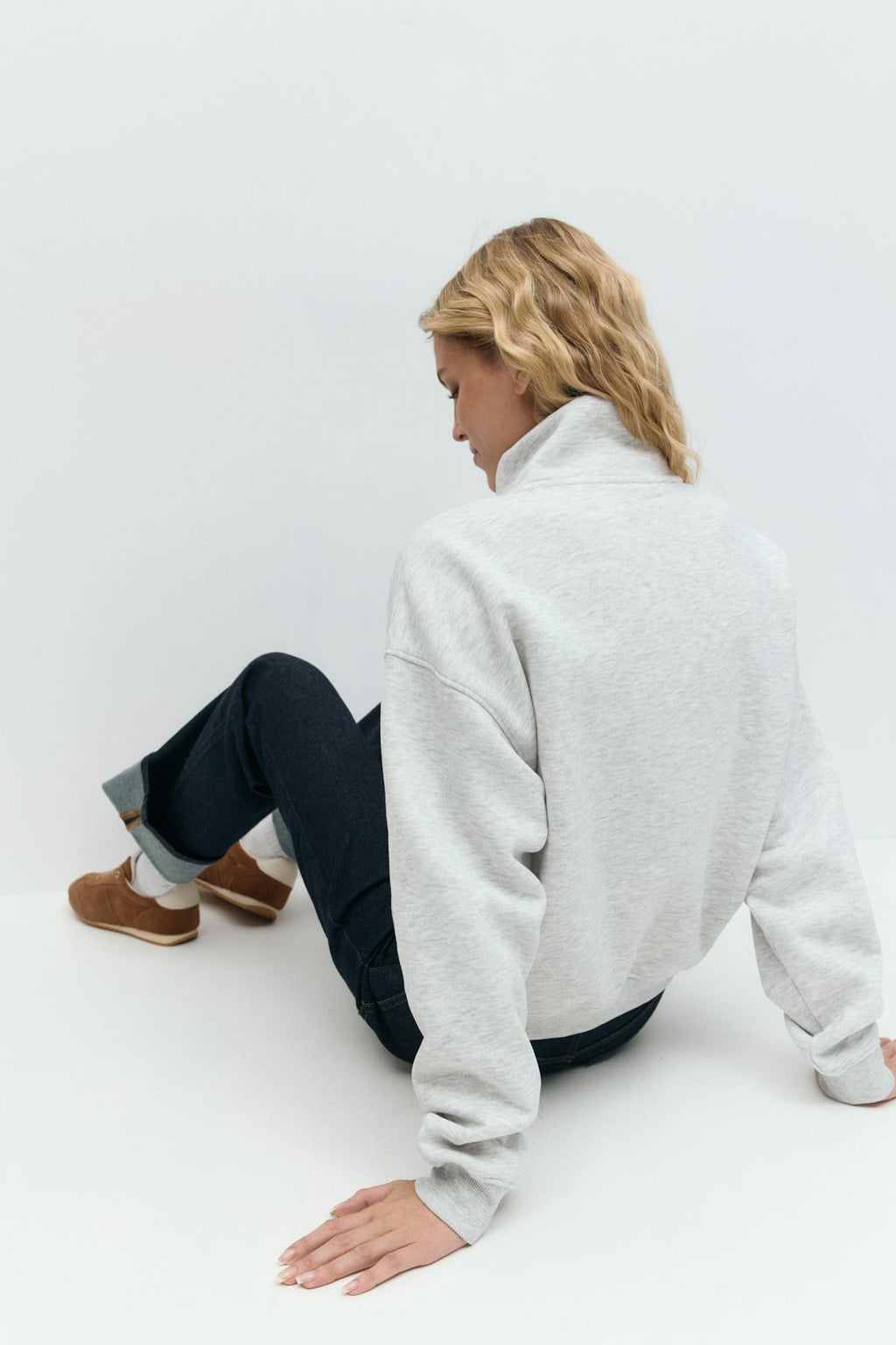 Half zip sweater