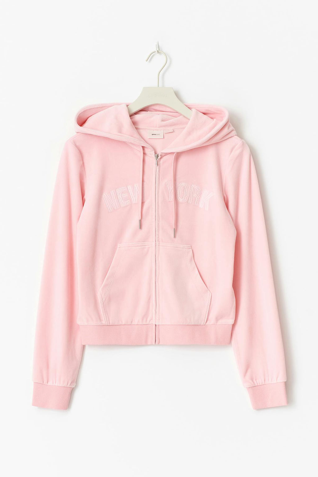 14+ velour zip hood