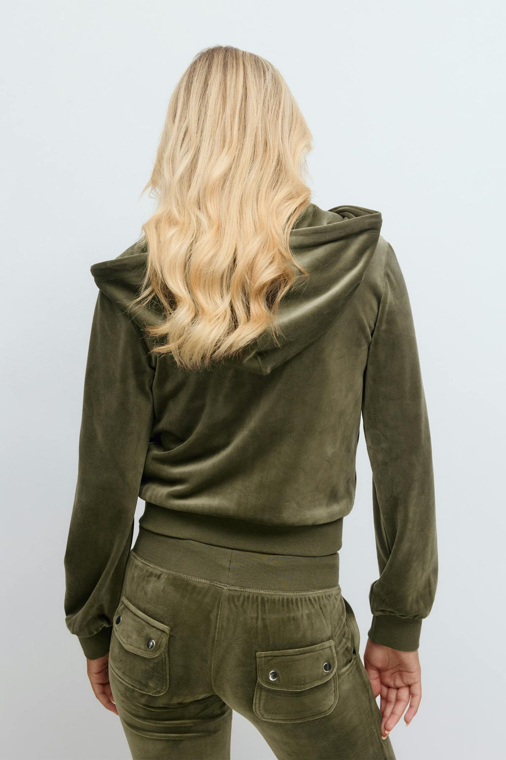 14+ velour zip hood