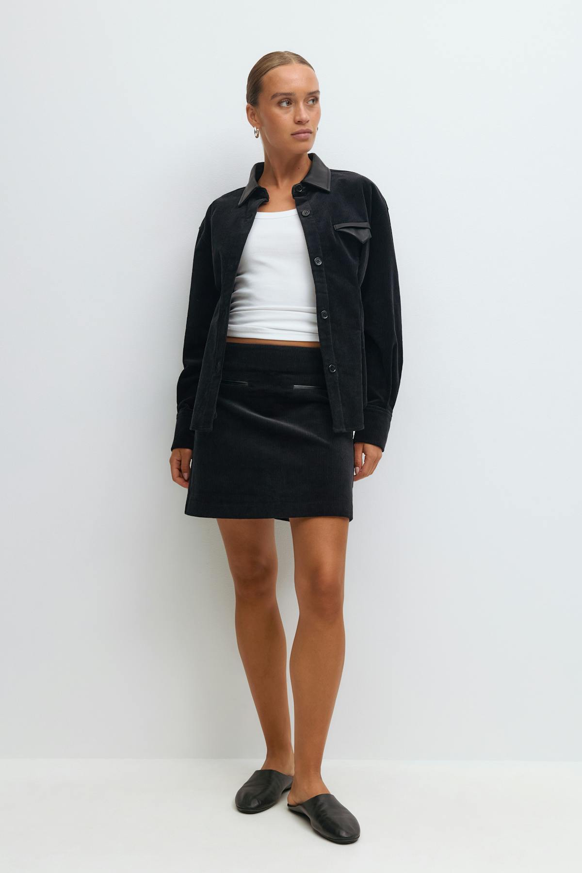 Corduroy skirt