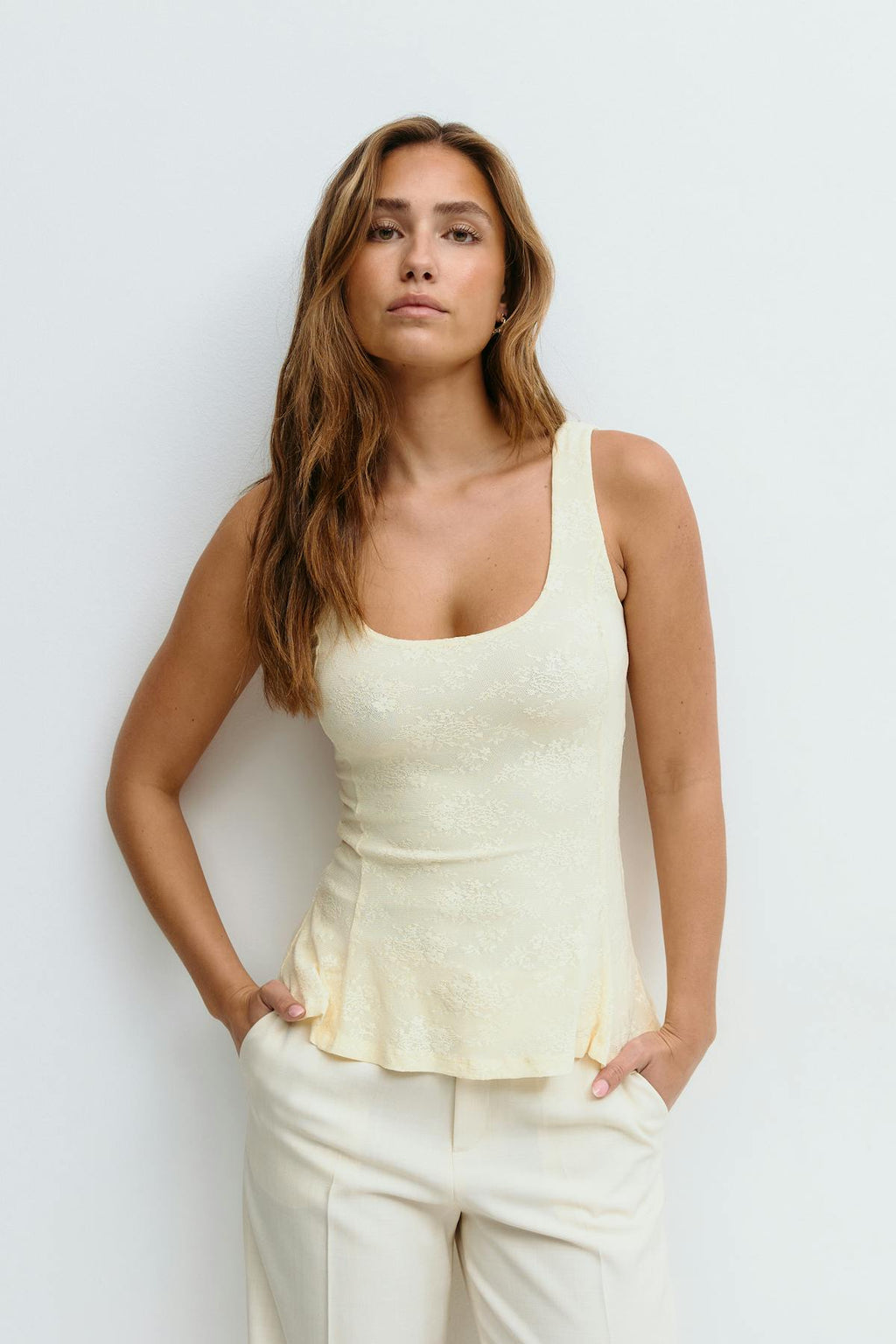 Jacquard singlet