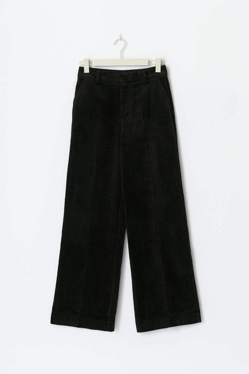 Corduroy high waist trousers