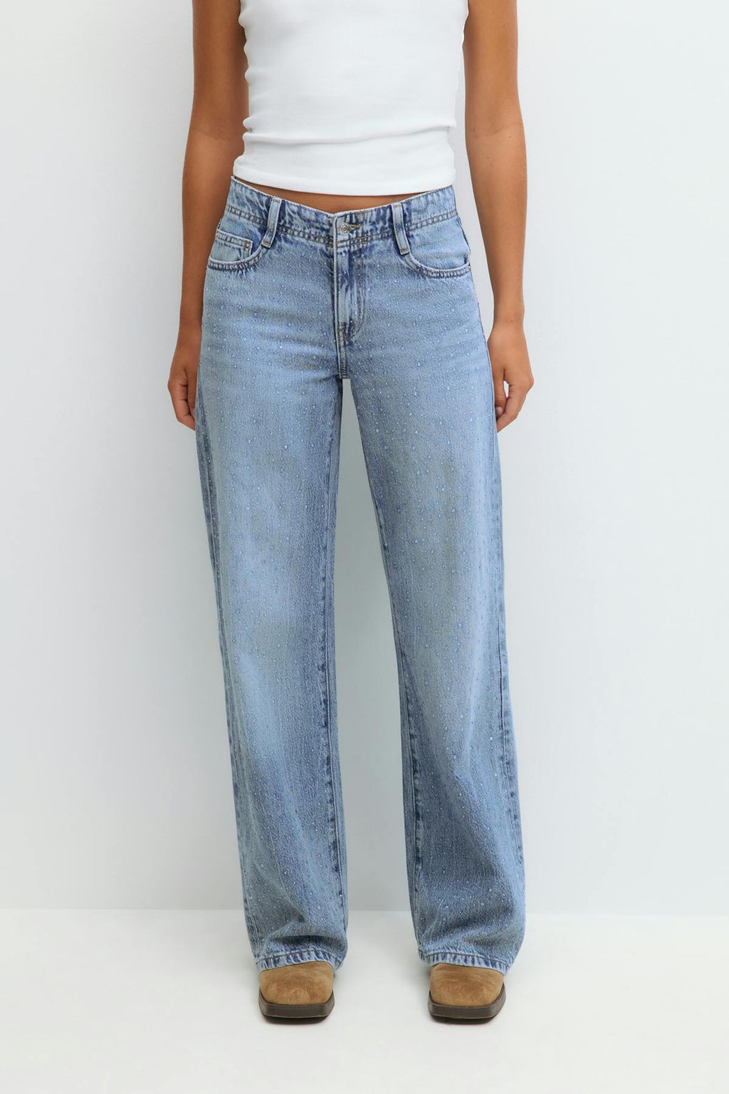 Embellished jeans