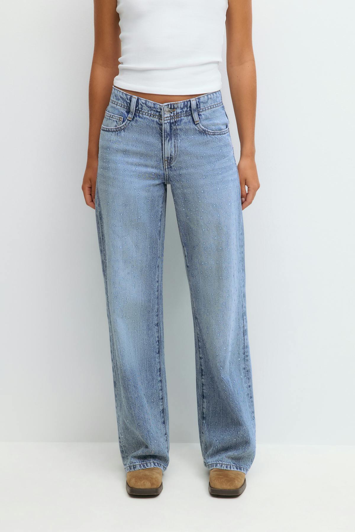 Embellished jeans
