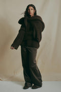 Alpaca blend knitted sweater