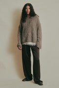 Alpaca blend knitted sweater