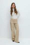 Front pocket cord jeans
