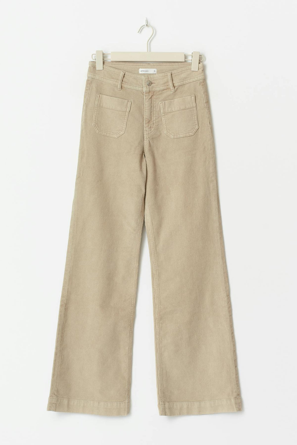 Front pocket cord jeans