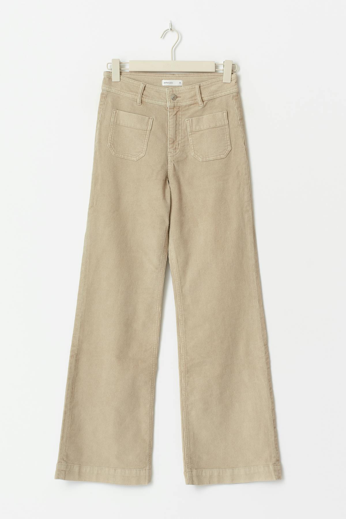 Front pocket cord jeans