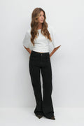 Front pocket cord jeans