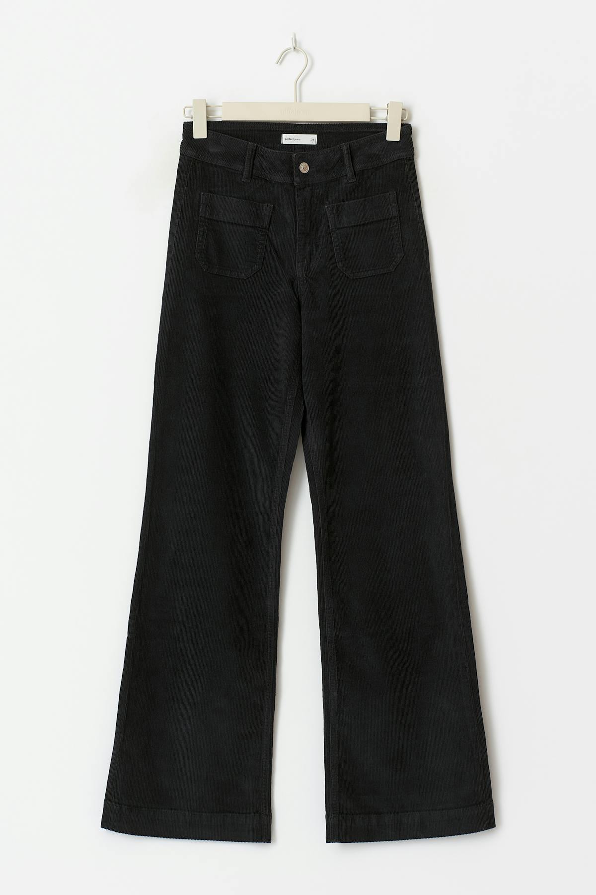 Front pocket cord jeans