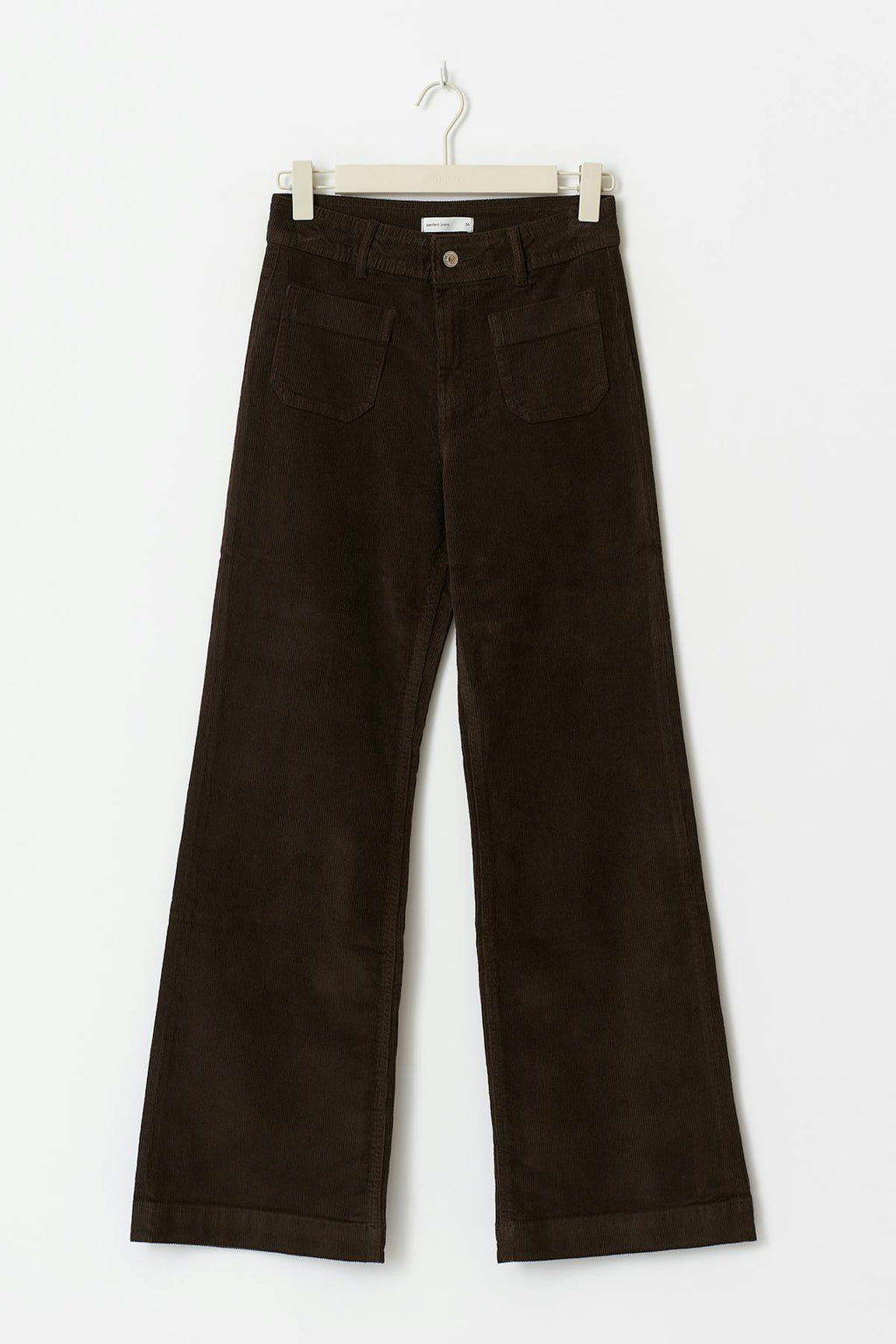 Front pocket cord jeans