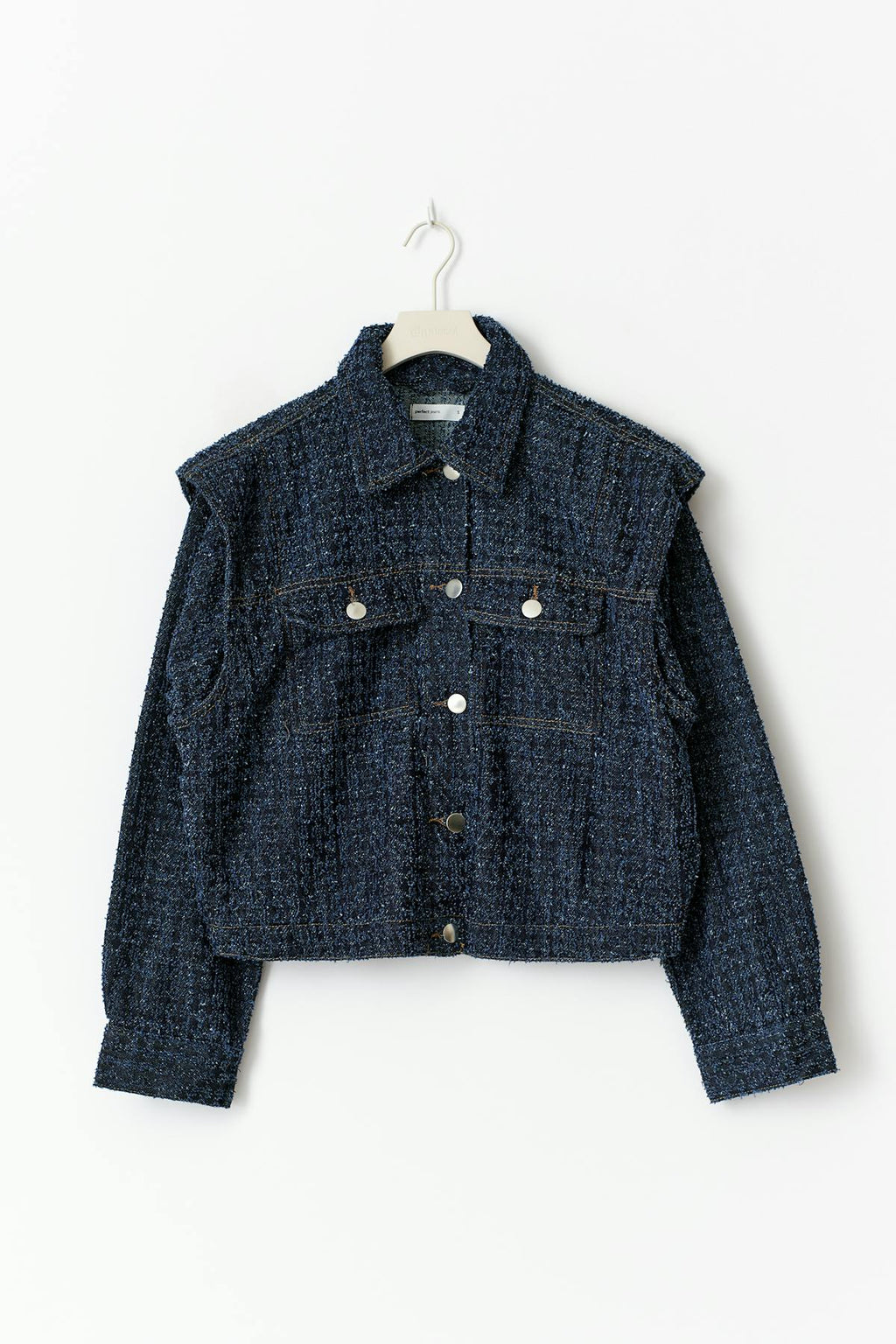 Tweed denim jacket