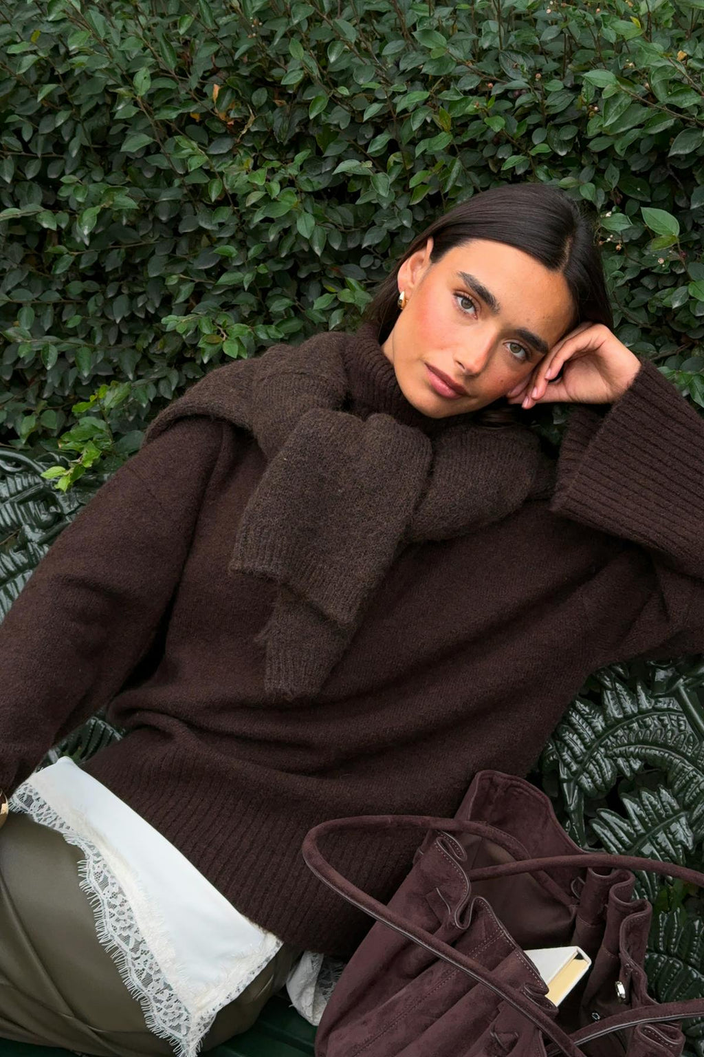 Long sleeve knitted sweater