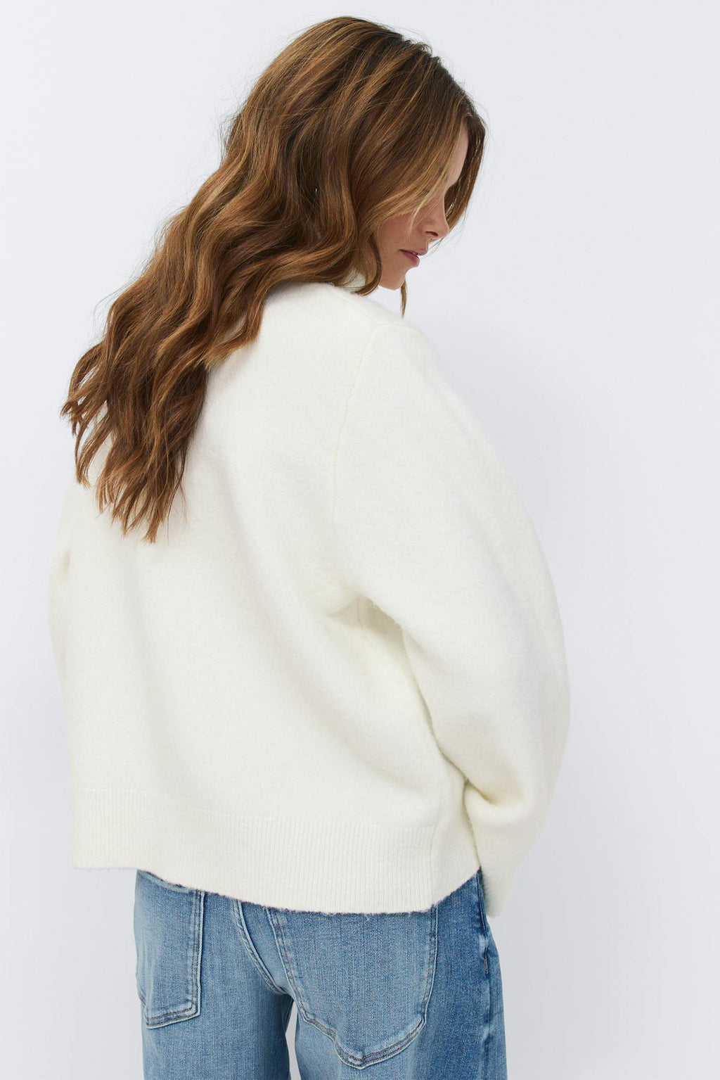 Knitted pocket cardigan