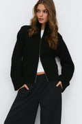 Knitted pocket cardigan