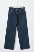 Ultra low wide petite jeans