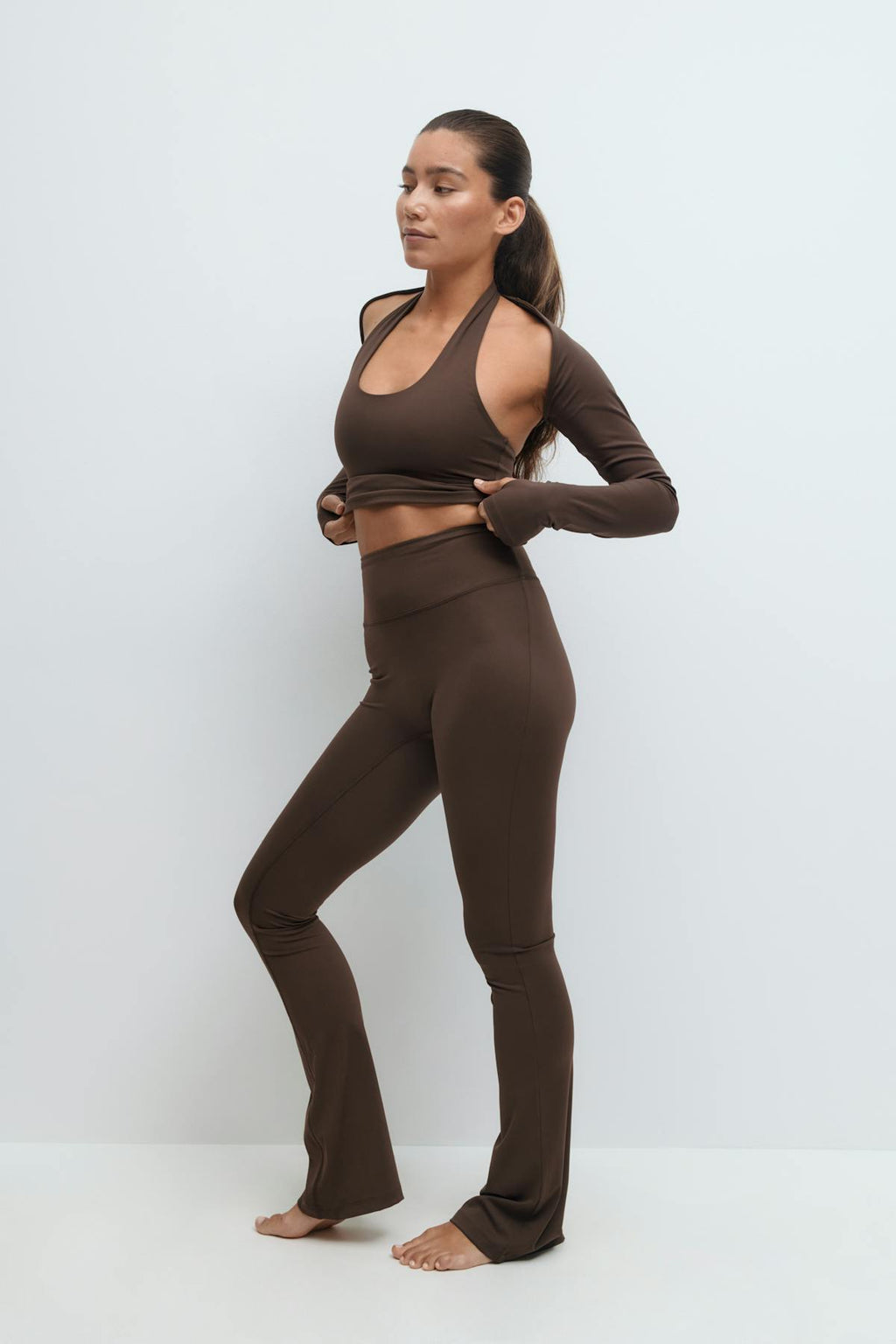 Flare yoga tights