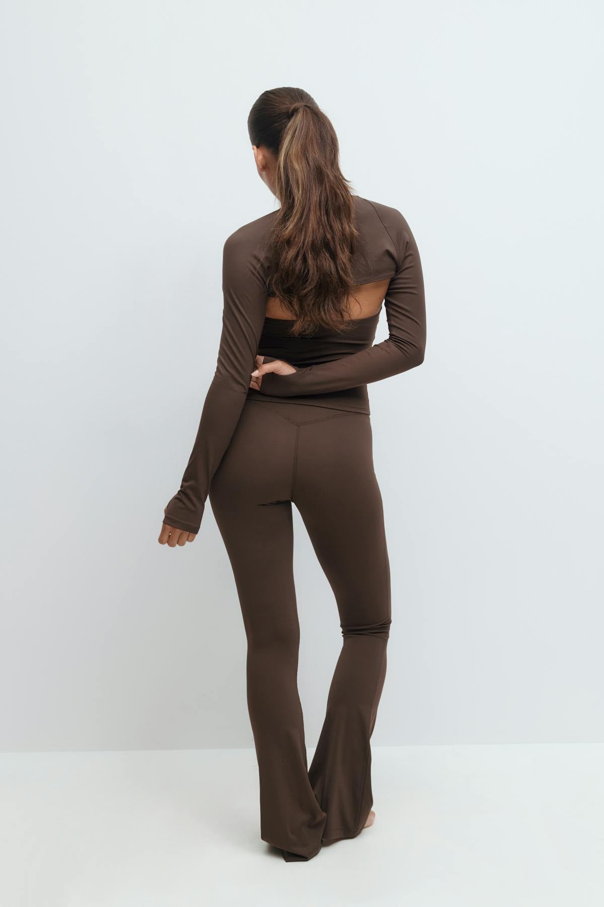 Flare yoga tights