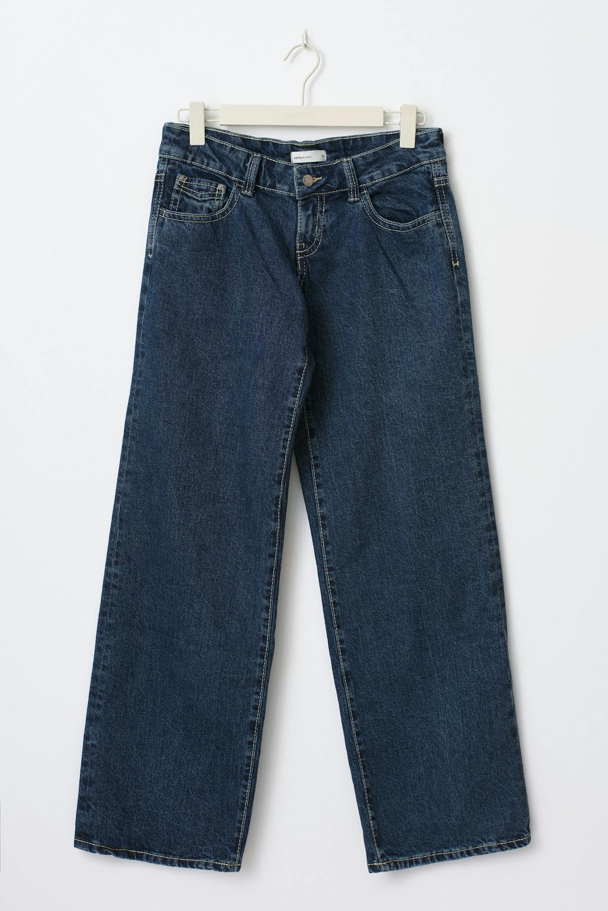 Ultra low wide tall jeans