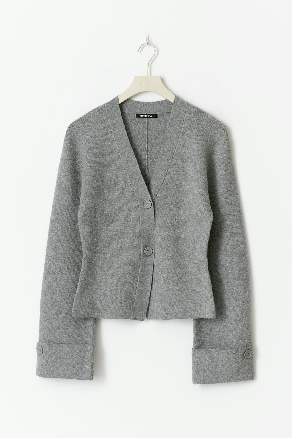 Knitted sculptured cardigan