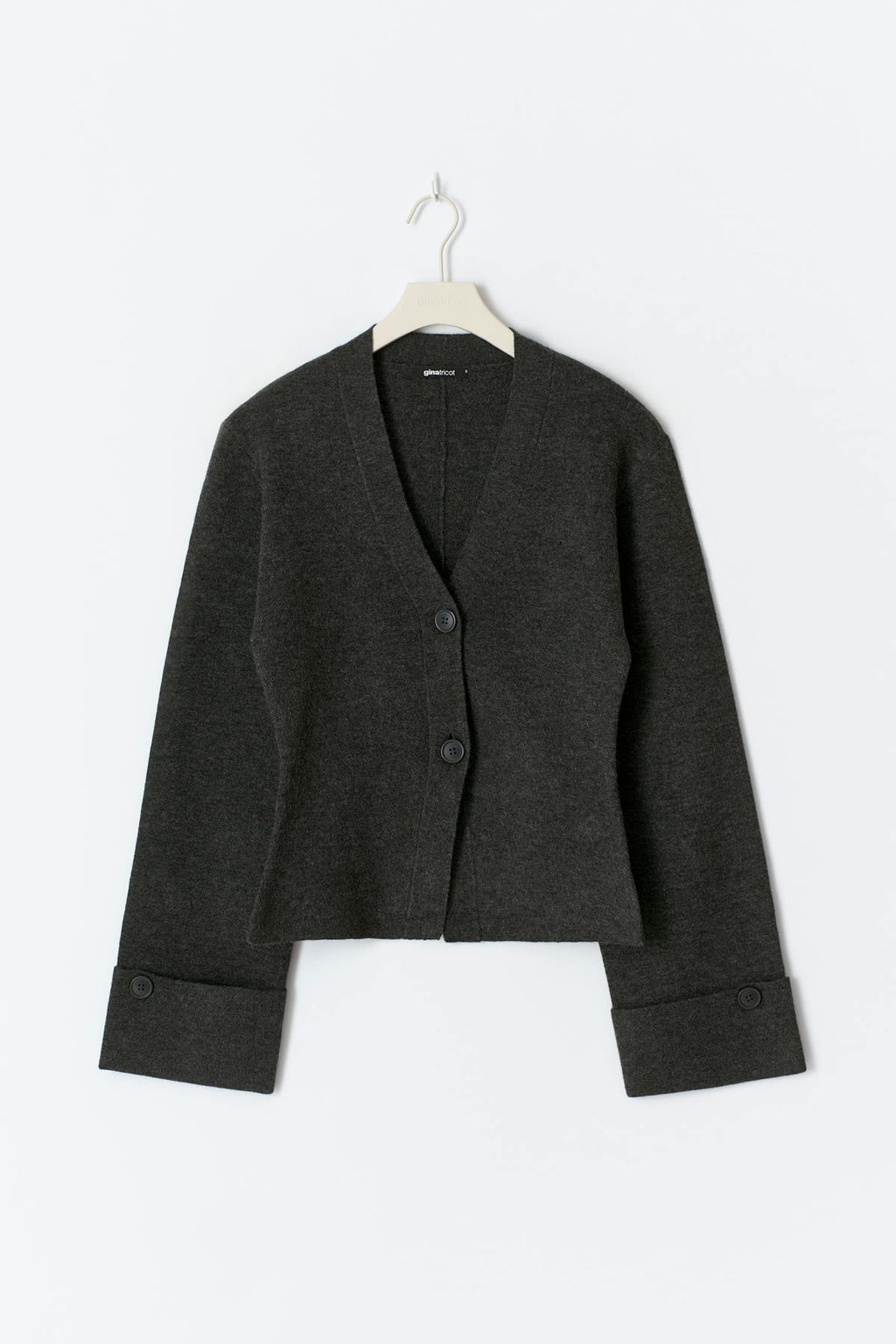 Knitted sculptured cardigan
