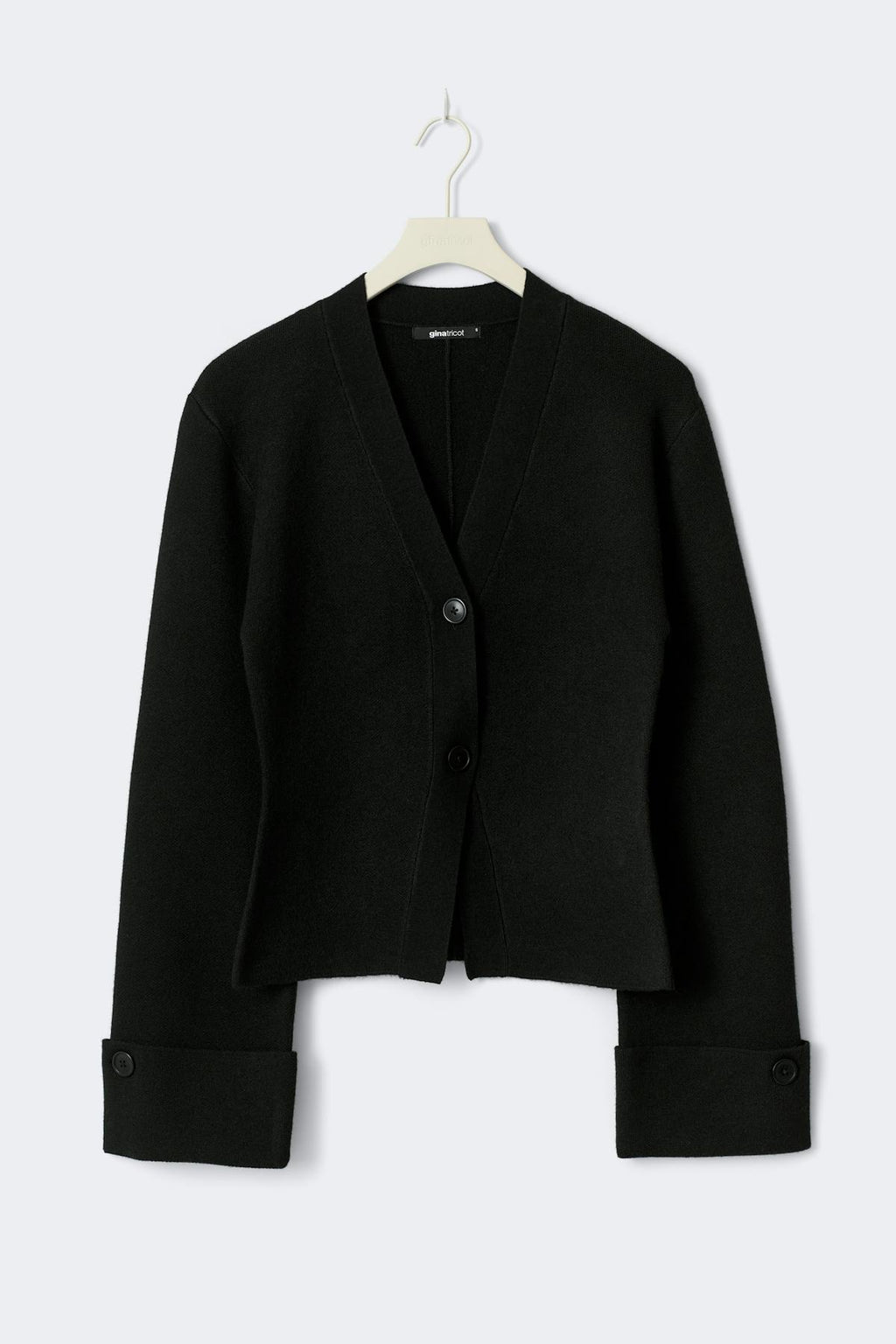 Knitted sculptured cardigan