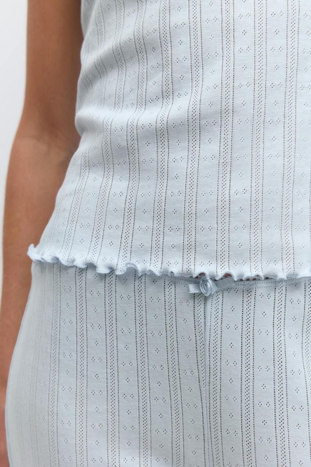 Pointelle tee