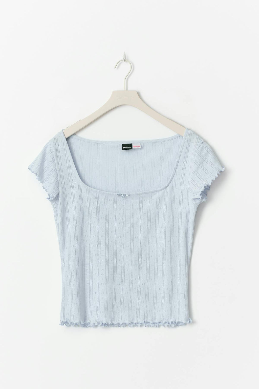 Pointelle tee