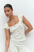 Pointelle tee