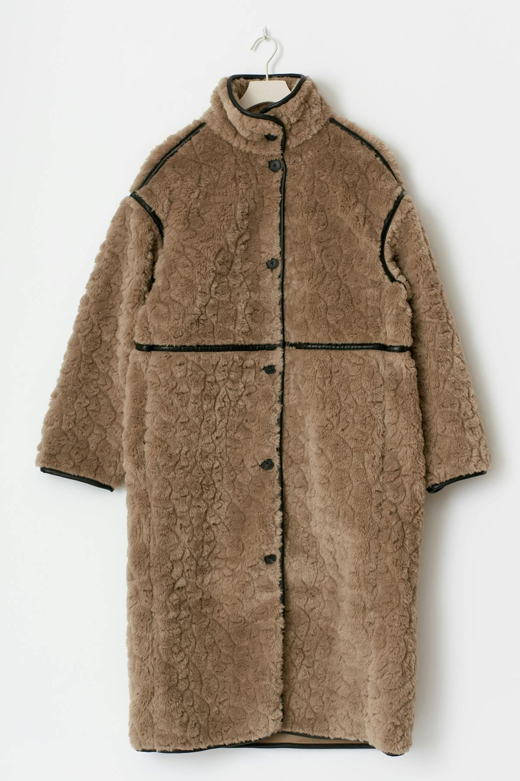 Faux fur bonded coat