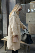 Faux fur bonded coat