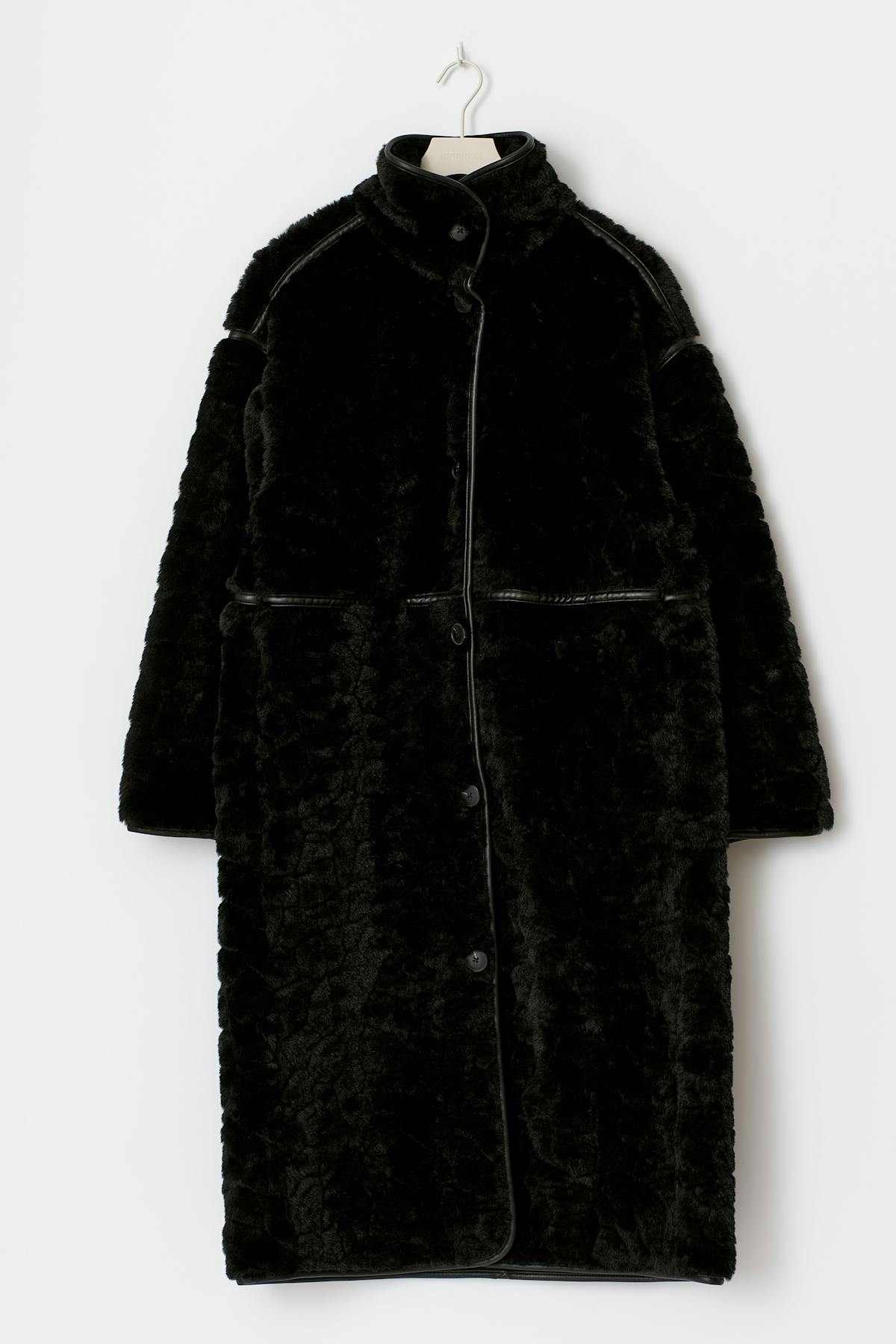 Faux fur bonded coat