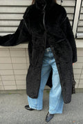Faux fur bonded coat