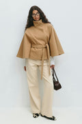 Belt cape jacket