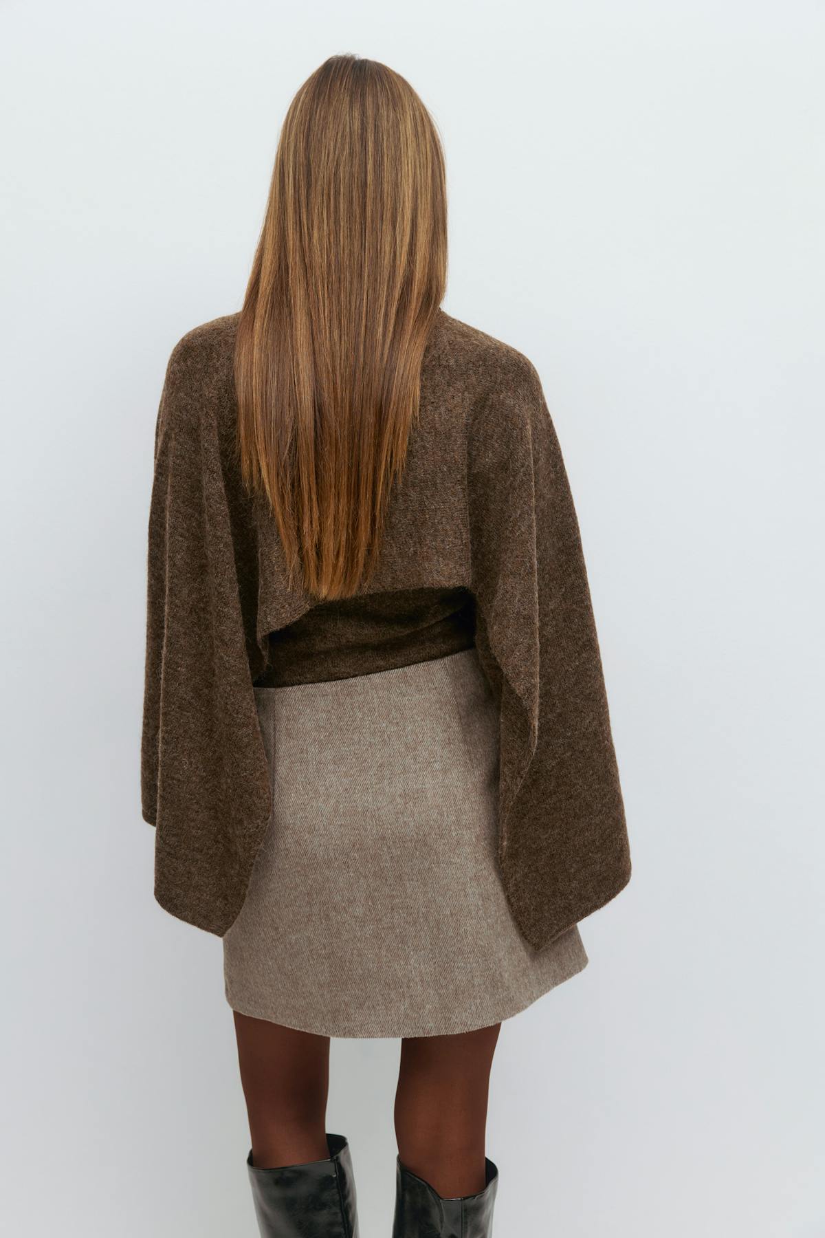 Tailored mini skirt