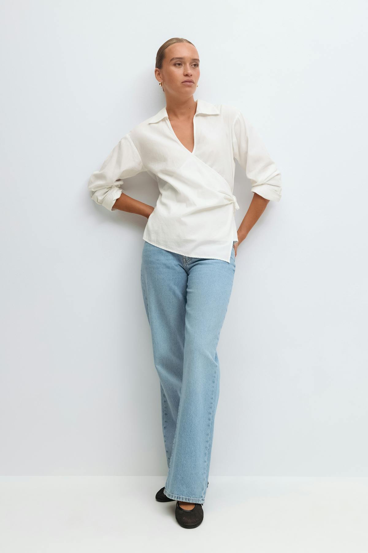 Tie front shirt