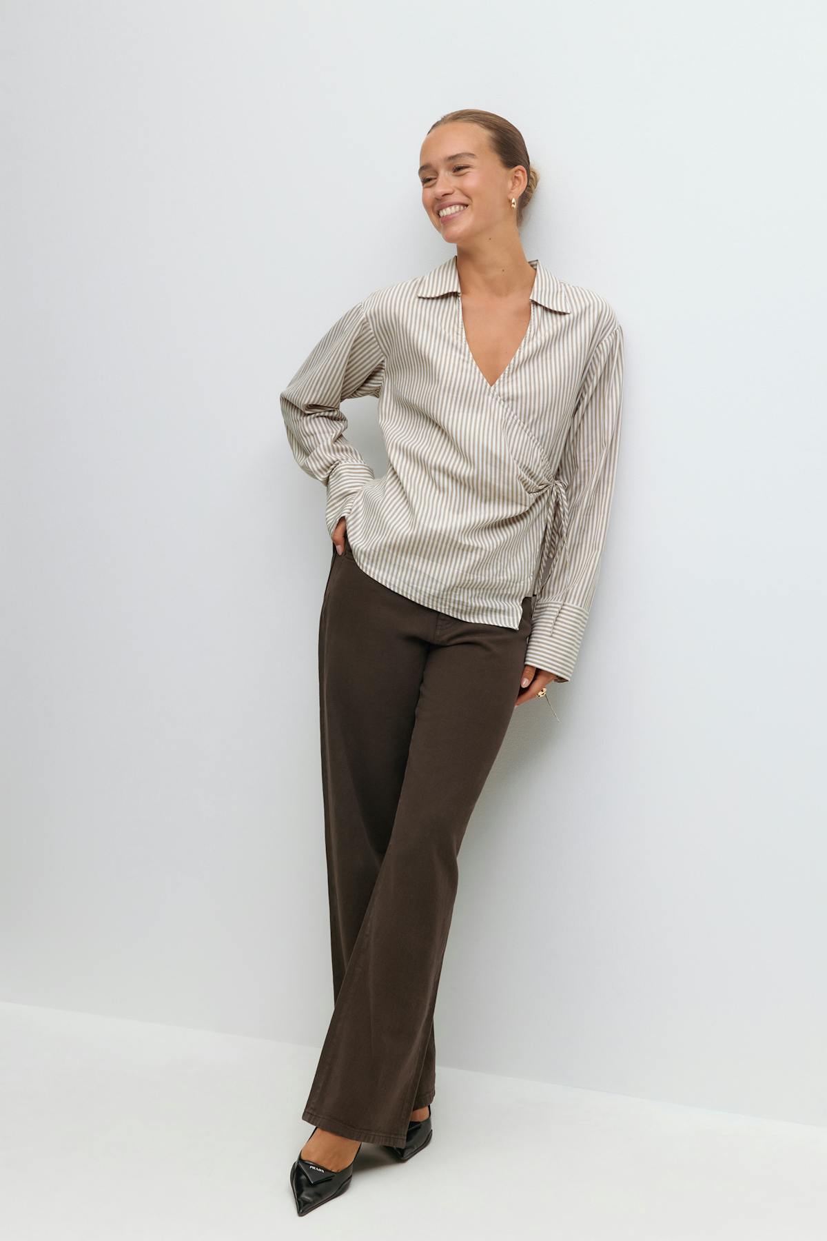 Tie front shirt