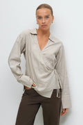 Tie front shirt