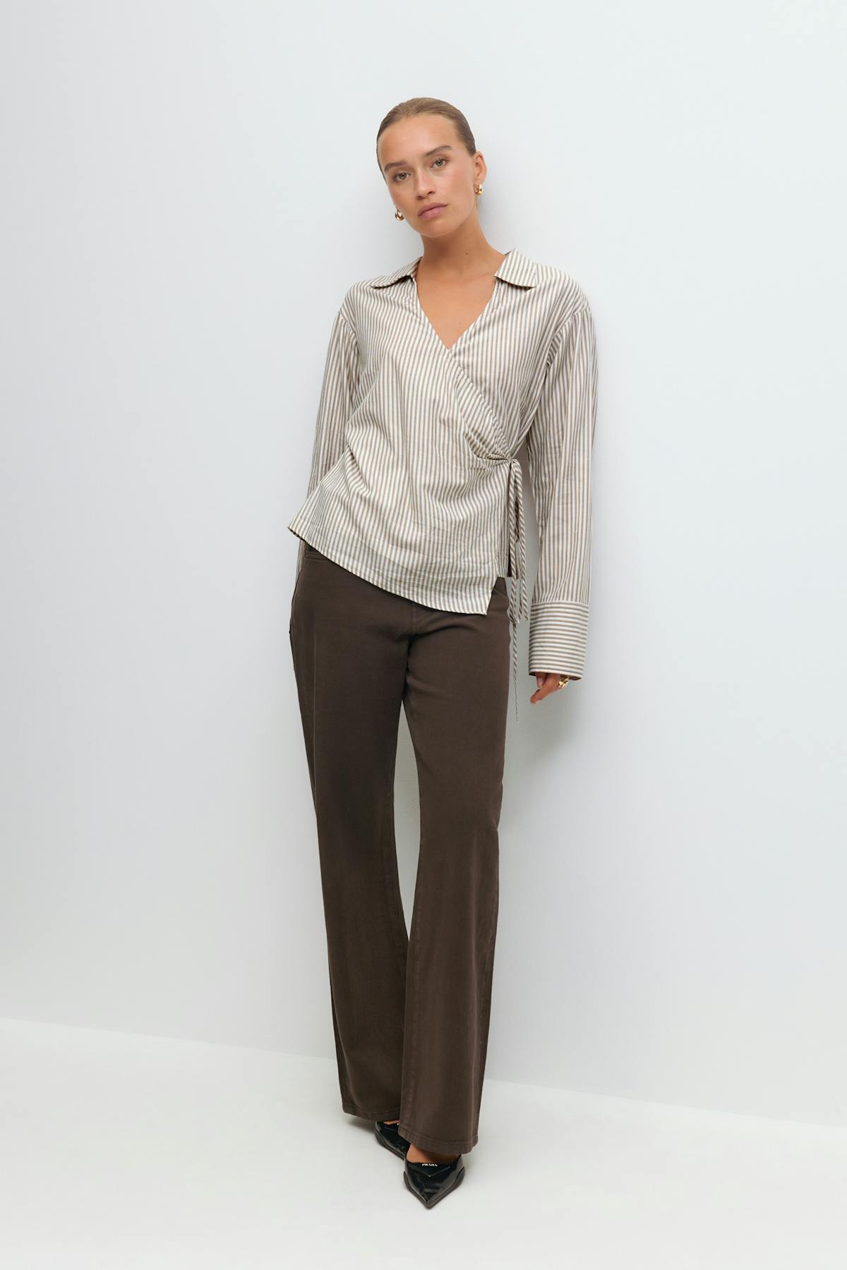 Tie front shirt