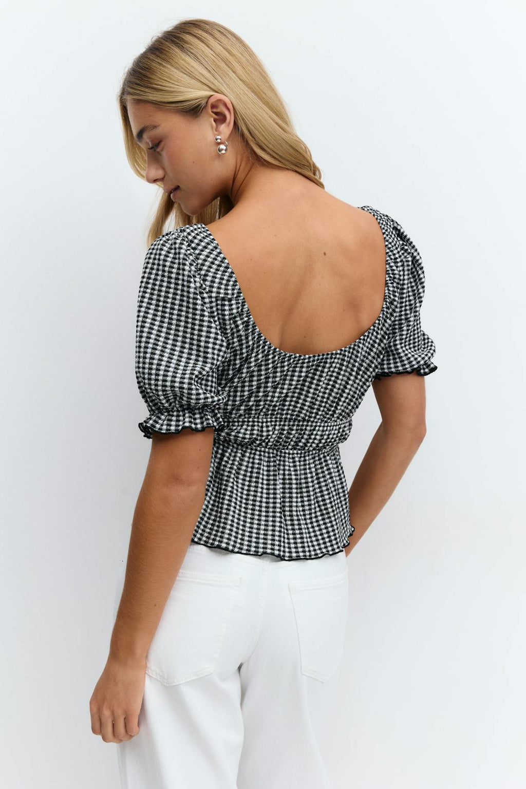 Puff sleeve top